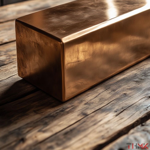 Квадрат бронзовый 18х18 мм БрАМц9-2 ГОСТ 1628-2019